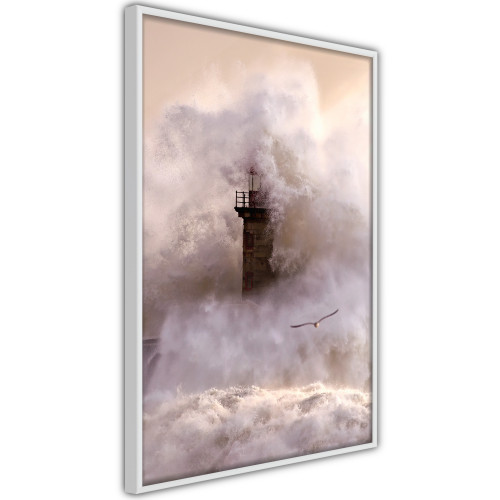 Plakát - Lighthouse During a Storm