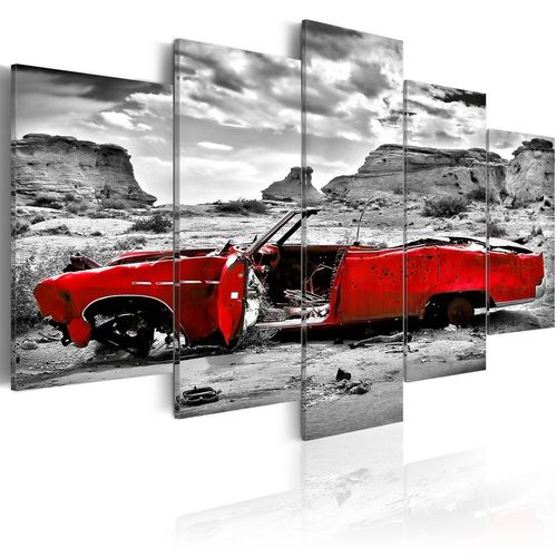Kép - Red retro autó Colorado Desert - 5 db