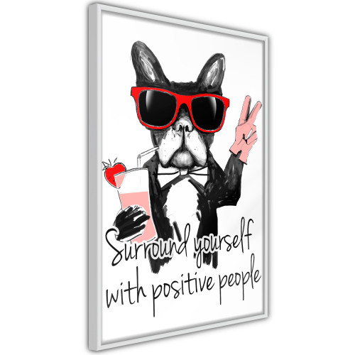 Plakát - Positive Bulldog
