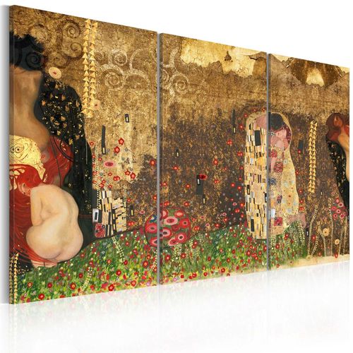 Kép - Gustav Klimt - inspiration. Triptych
