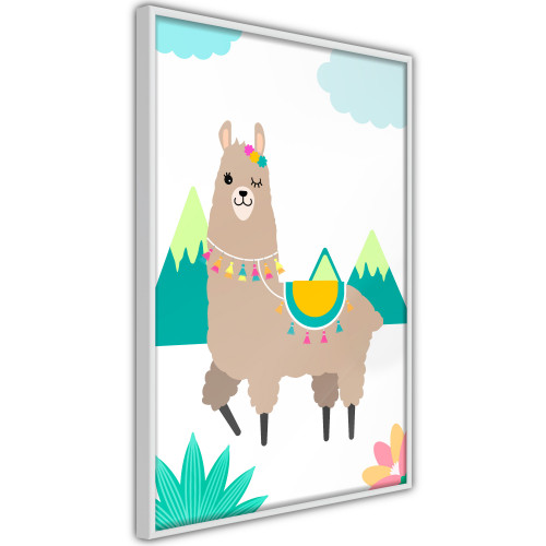 Plakát - Playful Llama