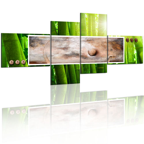 Kép - Absztrakció és bambuszból