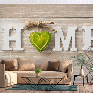 Öntapadó fotótapéta - Home Heart (Green)