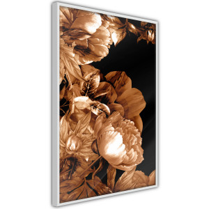 Plakát - Summer Flowers in Sepia