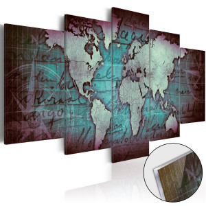 Akrilüveg kép - Acrylic prints – Bronze map II