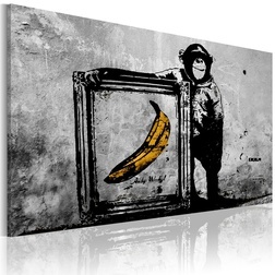 Kép - Inspired by Banksy - black and white
