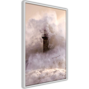 Plakát - Lighthouse During a Storm