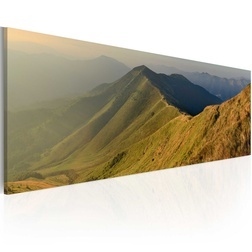Kép - Canvas print - Mountains at sunset