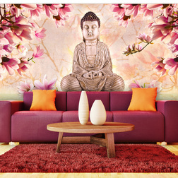 XXL Fotótapéta - Buddha and magnolia