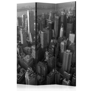 Paraván - New York: skyscrapers (bird's eye view) [Room Dividers]