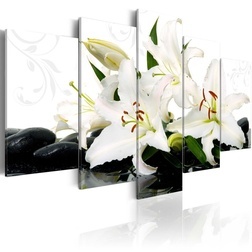 Kép - Lilies and zen stones