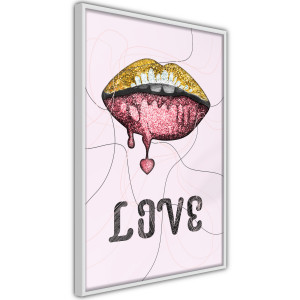 Plakát - Lip Gloss and Love