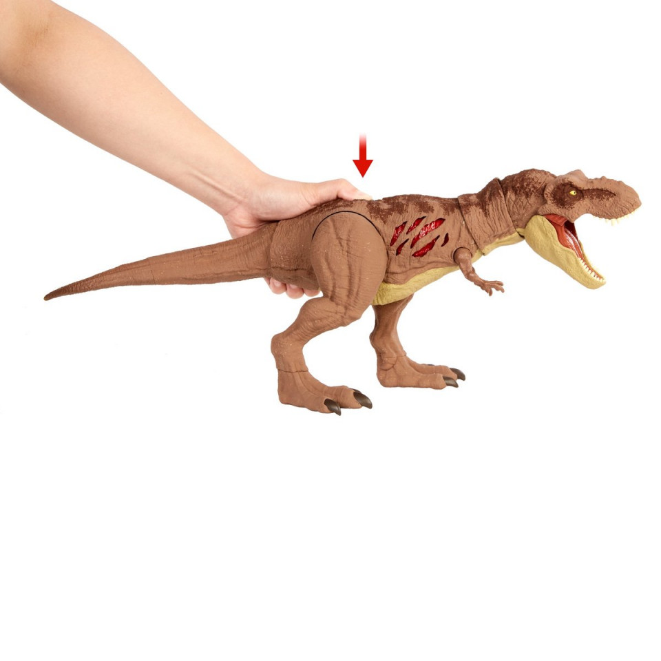Dinozaur interactiv Jurassic World Extreme Damage T-Rex, 48.75 x