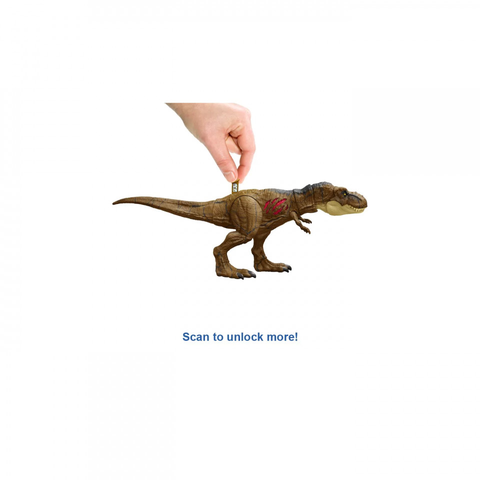 Dinozaur interactiv Jurassic World Extreme Damage T-Rex, 48.75 x