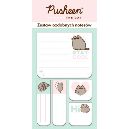 Notite Adezive, St.Majewski, Pusheen, Set 5 Modele x 30 Foi