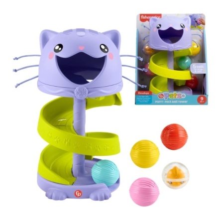 Turnul interactiv cu bile Fisher-Price, Mattel, 9 luni+