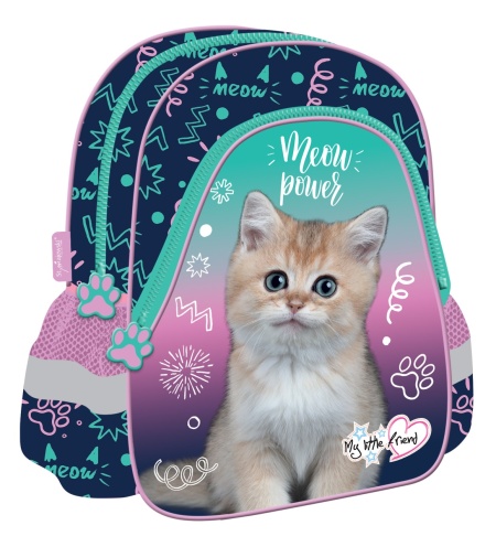 Ghiozdan Gradinita, 2 Compartimente, St.Majewski, Kitty Party D1, 29x22x9 cm