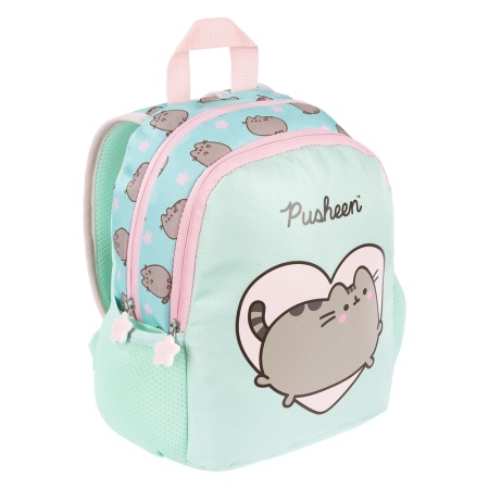 Ghiozdan Gradinita, 2 Compartimente, St.Majewski, Pusheen Mint D6, 27x23x10 cm