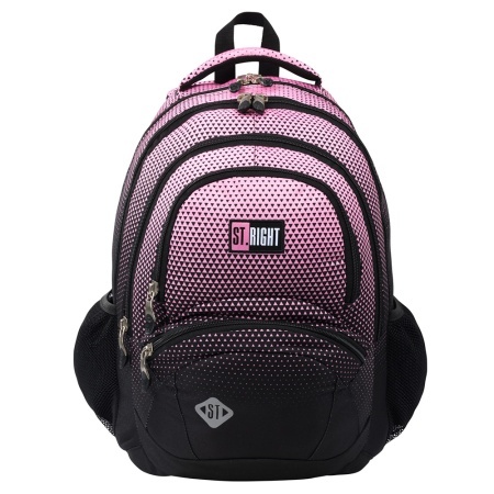 Ghiozdan St.Right, 5 Compartimente, Impermeabil, Pink Gradient BP05, 42x30x19cm