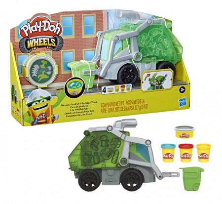 Set Play-Doh Wheels -Dumpin Fun 2 In 1 Garbage Truck