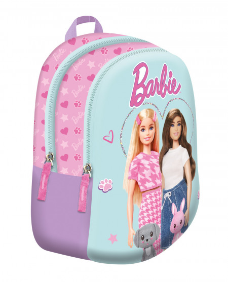 Ghiozdan Gradinita, 2 Compartimente, St.Majewski, Barbie Turcoaz D6