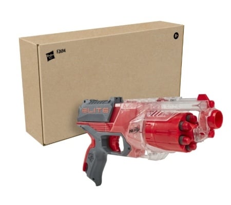 Blaster Nerf Elite - Disruptor Translucent Red
