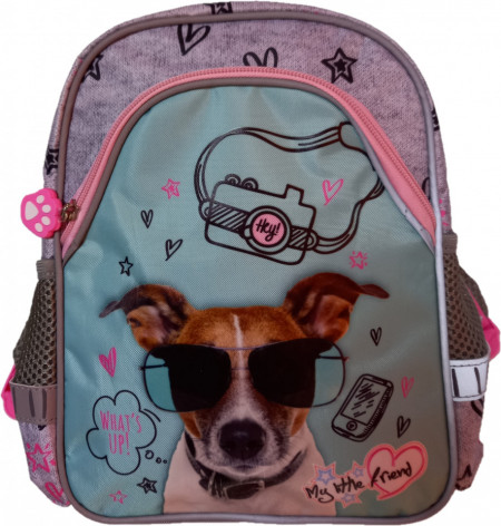 Ghiozdan Gradinita, 2 Compartiment, St.Majewski, My Little Friend Dog 12"