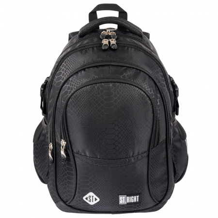 Ghiozdan St.Right, Ergonomic, Impermeabil, Colectia - Shiny Snake BP01, 43x32x21cm