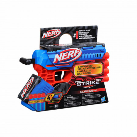 Blaster Nerf Alpha Strike - Claw QS-4, 4 proiectile