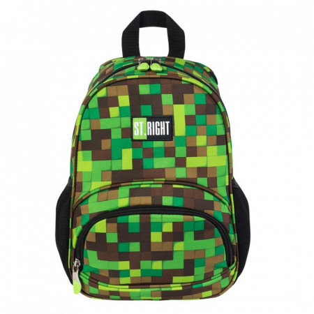 Ghiozdan Gradinita cu 1 Compartiment, St.Majewski, Impermeabil, Spate Ergonomic, Elemente Reflectorizante, Colectia St.Right - Master Gamer BP70, 32x22x11.5cm