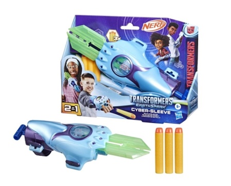 Blaster Nerf Transformers - Earthspark Cyber Sleeve