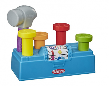 Jucarie interactiva Playskool - Banc de lucru, Tap and Spin