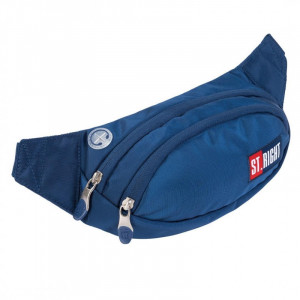 Borseta Brau Rigida, 2 Compartimente, St.Majewski, Impermeabila, Reglabil Intre 86 - 128 cm, St.Majewski, Colectia St.Right - Navy Blue WB02, 30x14.5x7cm - Img 2