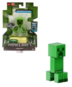 Figurina, Mattel, Minecraft Creeper, Verde HTL80