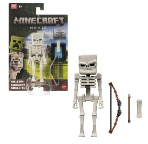 Figurina Minecraft Movie, Mattel, Skeleton 6+ani