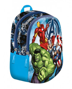 Ghiozdan Gradinita, 2 Compartimente, St.Majewski, Coletctia Avengers D6 27x23x10cm