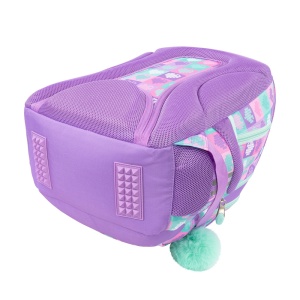 Ghiozdan Scolar Copii St.Right BP26 Candy Hearts, 3 Compartimente, Ergonomic, 20L, 39x27x17 cm - Img 4