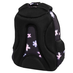 Ghiozdan Scolar Copii St.Right, BP58 Flower Mood, 4 Compartimente, Ergonomic, 22L, 40x28x18cm - Img 3