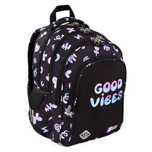 Ghiozdan Scolar Copii St.Right, BP58 Holo Baloons, 4 Compartimente, Ergonomic, 22L, 40x28x18cm - Img 3