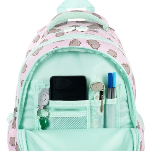 Ghiozdan Scolar cu 4 Compartimente, St.Majewski, Pusheen Pink BP58, 40x28x18cm - Img 4