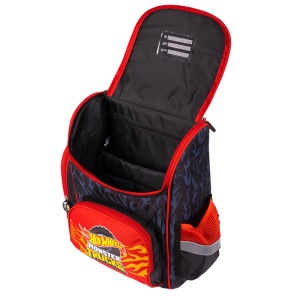 Ghiozdan Scolar Rigid St.Majewski - Hot Wheels, Ergonomic, Ventilatie - Img 2