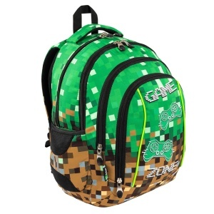 Ghiozdan Scolar St.Right BP04 - Game Zone, 4 Compartimente, Ergonomic, 43x32x20cm - Img 2
