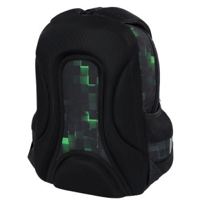 Ghiozdan, St.Right, 3 Compartimente, Impermeabil, Green Game BP77, 43x29x20cm - Img 5
