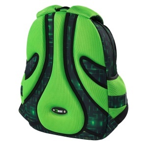 Ghiozdan St.Right, 4 Compartimente, Ergonomic, Impermeabil, Neon Pad BP04 43x32x20cm - Img 5