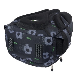 Ghiozdan St.Right, 4 Compartimente, Ergonomic, Impermeabil, Pixel Balls BP04 43x32x20cm - Img 4