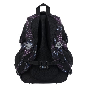 Ghiozdan St.Right, 4 Compartimente, Ergonomic, Impermeabil, Trouble Maker Bear BP01, 43x32x21cm - Img 3