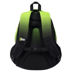 Ghiozdan St.Right, 5 Compartimente, Impermeabil, Green Gradient BP05, 42x30x19cm - Img 3