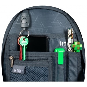 Ghiozdan St.Right Ergonomic, Impermeabil, Colectia - VR Gamer BP04 43x32x20cm - Img 6