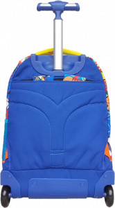 Ghiozdan Tip Troler, Mitama, Roti Silicon, Baza Intarita, Compartiment Bretele, Impermeabil, 47x34X21, Colectia Run Boys Street Games - Img 4