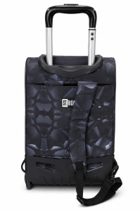 Ghiozdan tip Troler St.Right, TB03 cu Protectie Baza - Dark Abstract, Maner Dublu, 49x31X20cm - Img 3